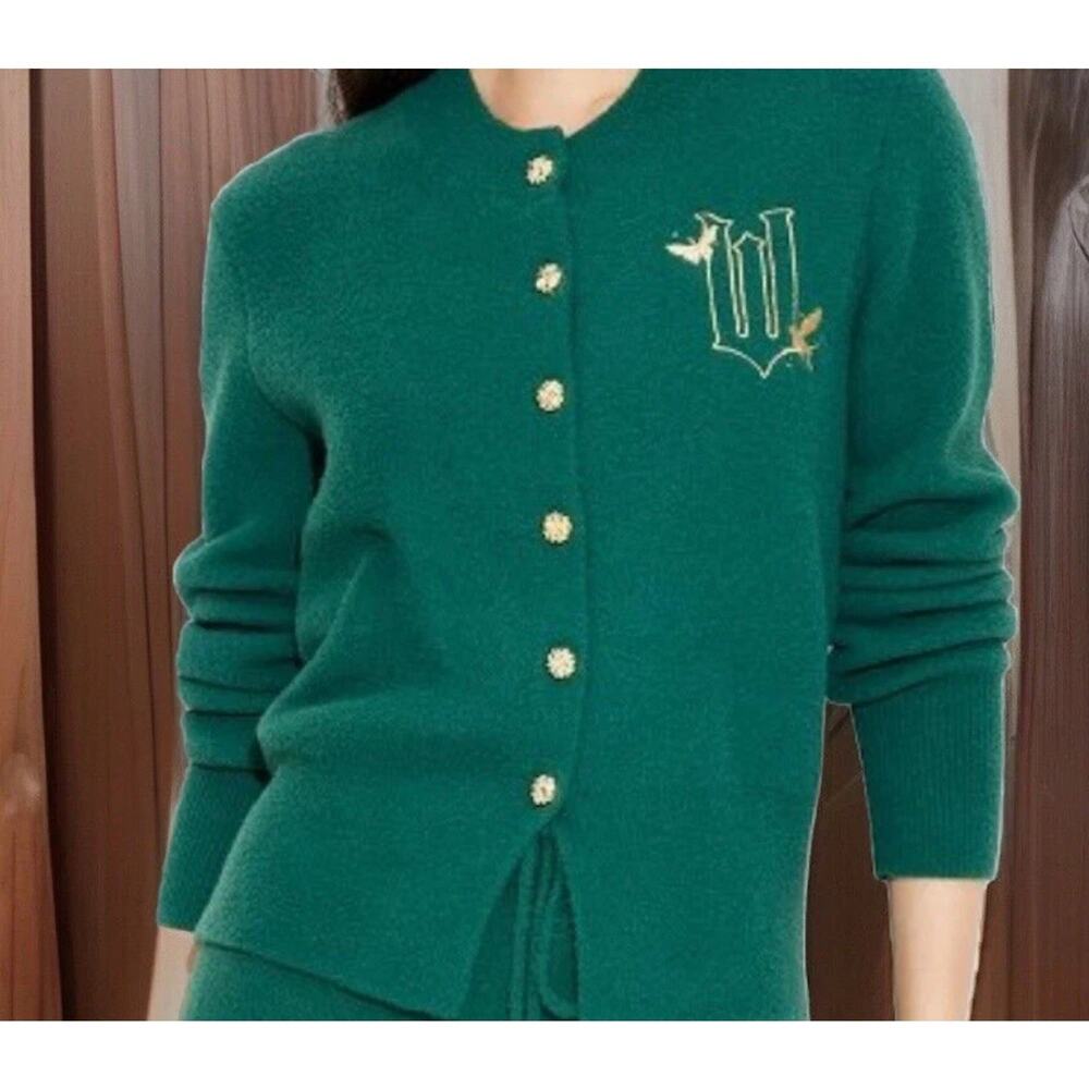 Wicked Limited Edition Graphic Cardigan Paul Tazewell Green Size Small 2672